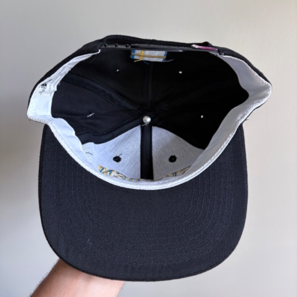 vintage CCM SWEDEN HOCKEY Snapback hat RARE NWT - Picture 7 of 9